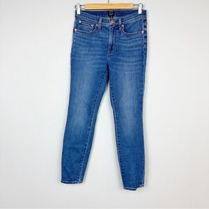 J.Crew 9" Mid-rise Skinny Blue Jean